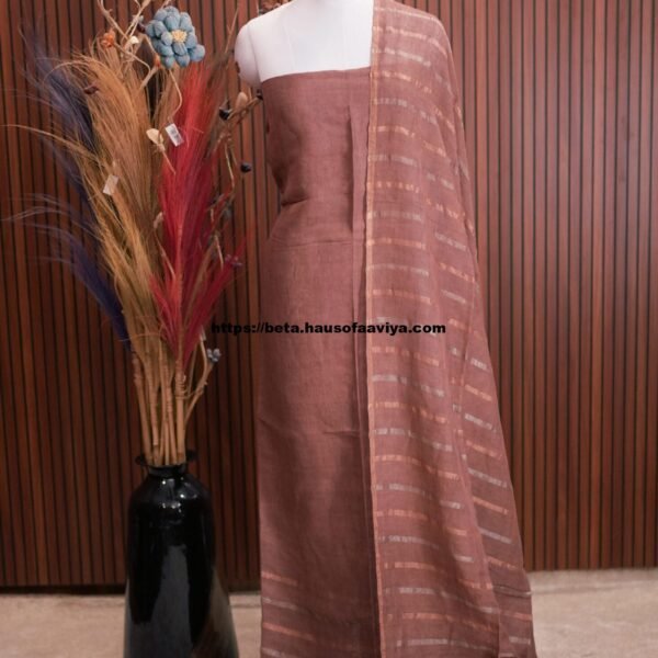 Pure Jayashree Silk Linen Salwar Suit