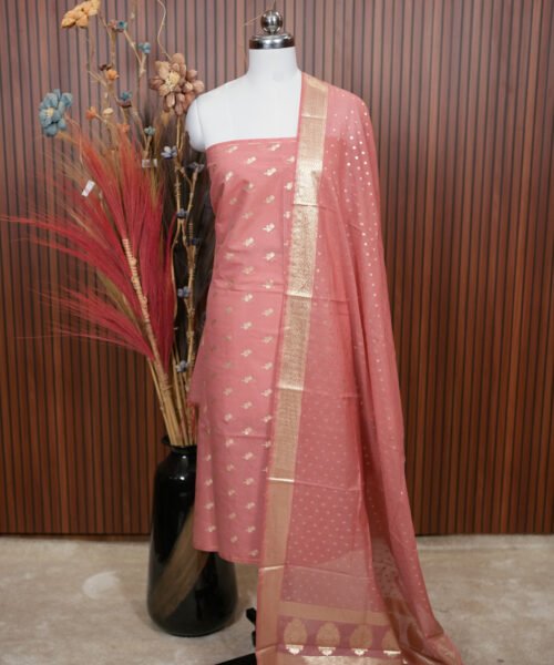 Banaras Mercerised Cotton Suit