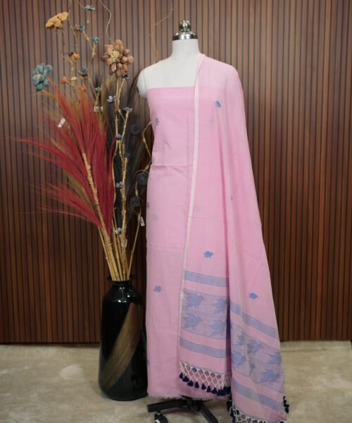 Pure Cotton Weaving Work Salwar Suit