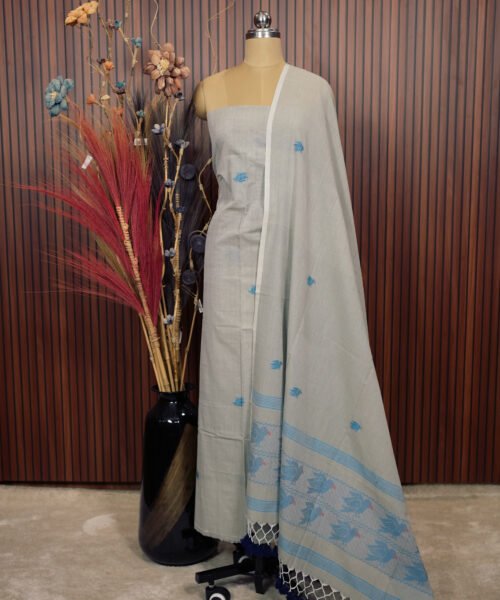 Pure Cotton Weaving Work Salwar Suit