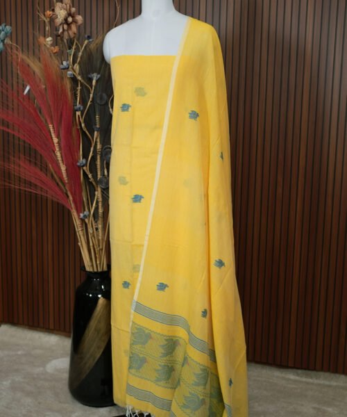 Alternative view of Pure Cotton Weaving Work Salwar Suit