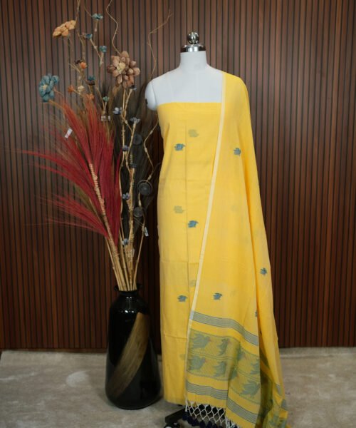 Pure Cotton Weaving Work Salwar Suit