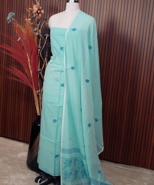 Pure Cotton Weaving Work Salwar Suit