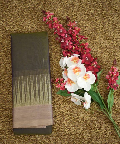 Narayanpet Handloom Cotton Saree with Traditional Border