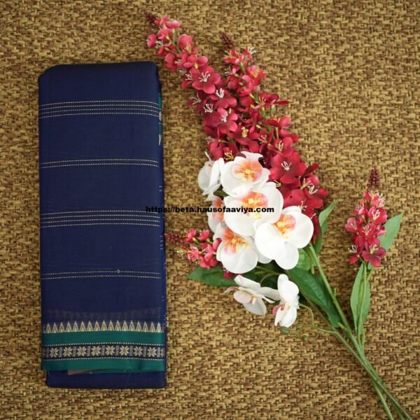Narayanpet Handloom Cotton Saree with Traditional Border
