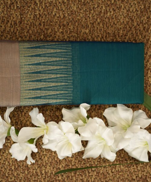 Narayanpet Handloom Cotton Saree with Traditional Border