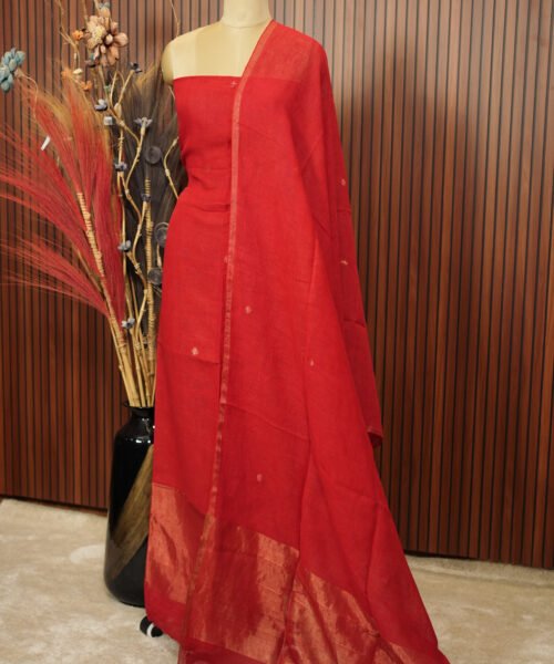 Alternative view of Pure Jayashree Linen Salwar Suit