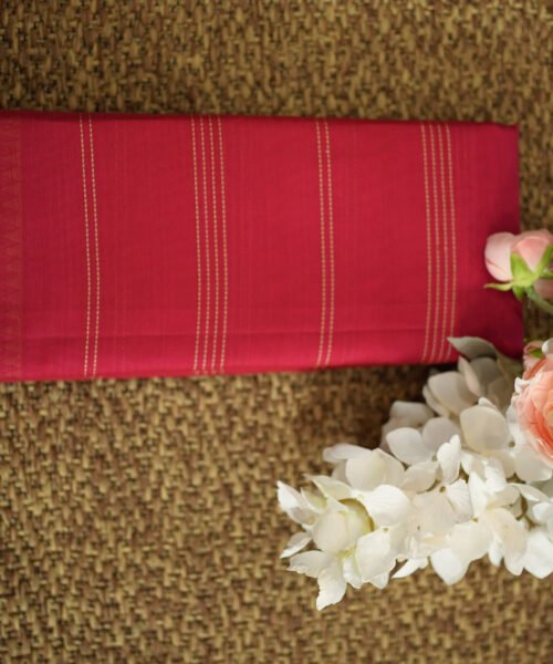 Narayanpet Handloom Cotton Saree with Traditional Border