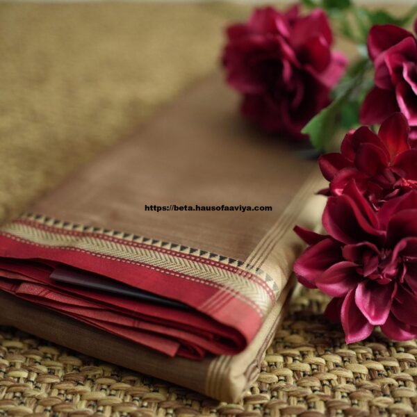 Narayanpet Handloom Cotton Saree with Traditional Border