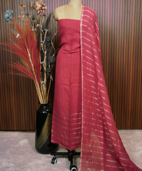 Pure Jayashree Silk Linen Salwar Suit