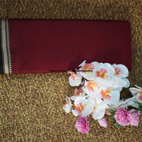 Narayanpet Handloom Cotton Saree with Traditional Border