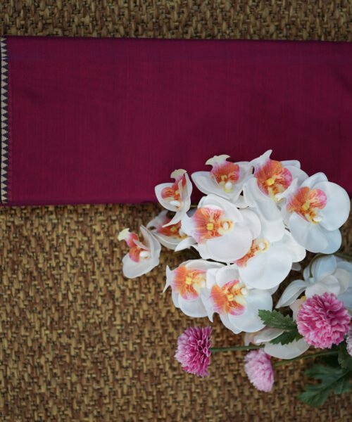 Narayanpet Handloom Cotton Saree with Traditional Border