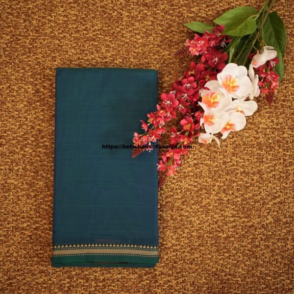 Narayanpet Handloom Cotton Saree with Traditional Border