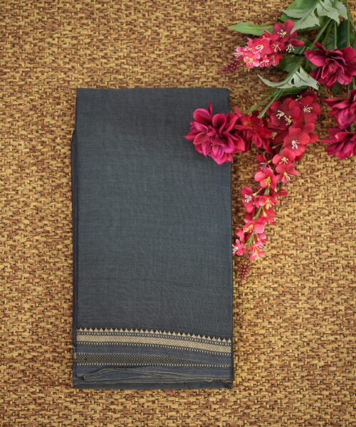 Narayanpet Handloom Cotton Saree with Traditional Border