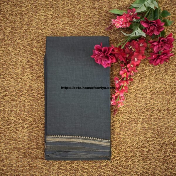Narayanpet Handloom Cotton Saree with Traditional Border