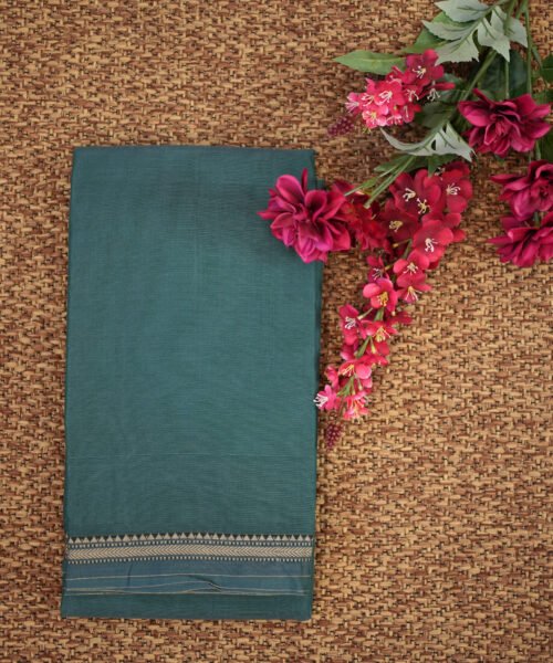 Narayanpet Handloom Cotton Saree with Traditional Border