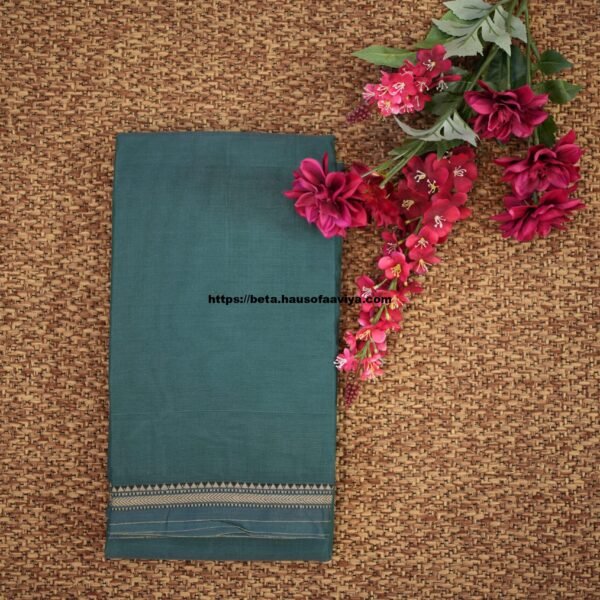 Narayanpet Handloom Cotton Saree with Traditional Border