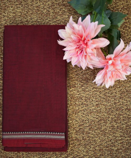 Narayanpet Handloom Cotton Saree with Traditional Border