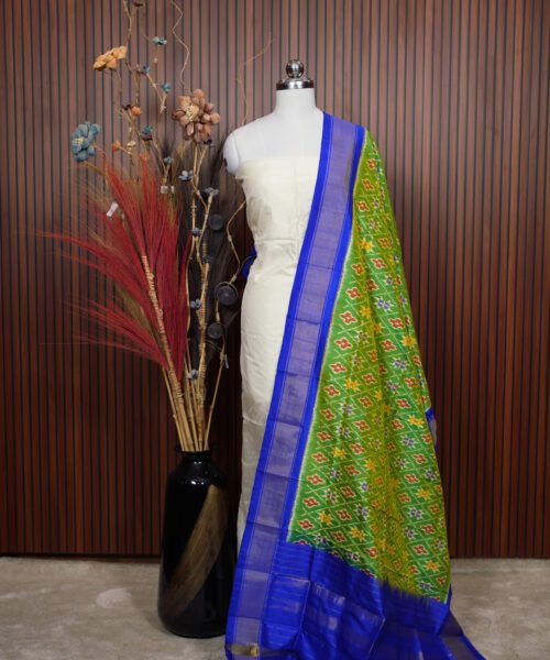Pure Silk Ikat Handloom Dupatta