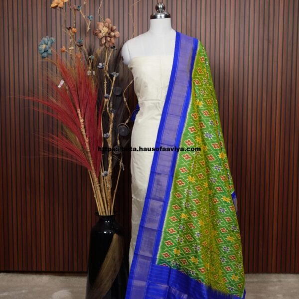 Pure Silk Ikat Handloom Dupatta
