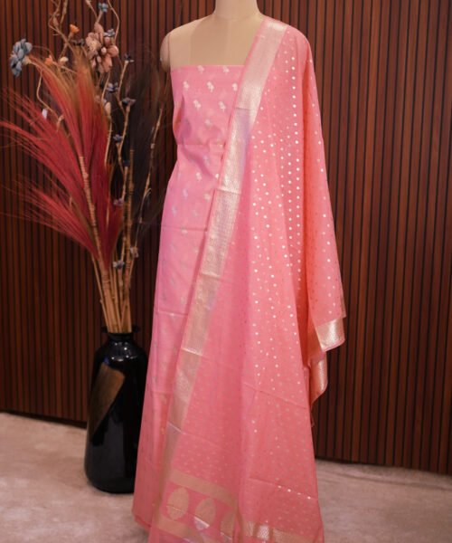 Banaras Mercerised Cotton Suit