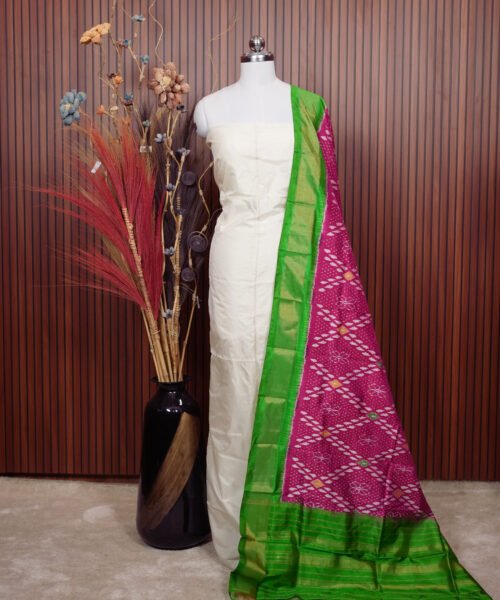 Pure Silk Ikat Handloom Dupatta