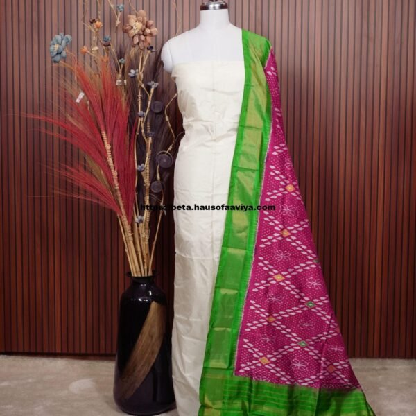 Pure Silk Ikat Handloom Dupatta