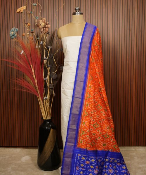 Pure Silk Ikat Handloom Dupatta