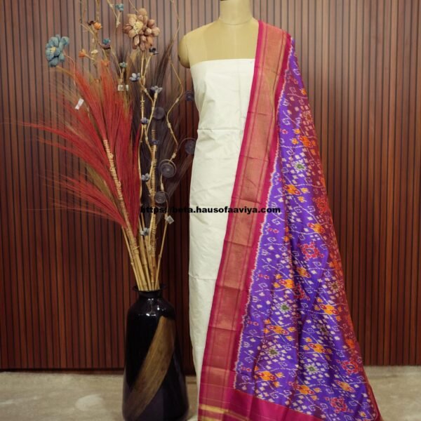 Pure Silk Ikat Handloom Dupatta
