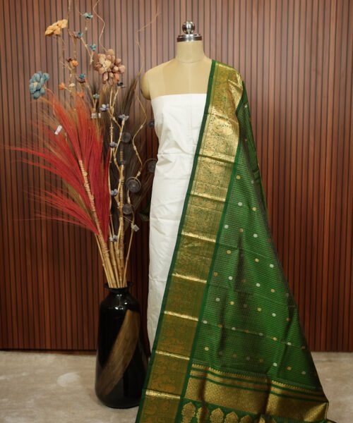 Pure Silk Gadwal Handloom Dupatta