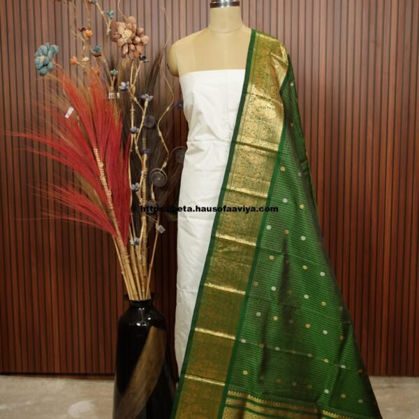Pure Silk Gadwal Handloom Dupatta