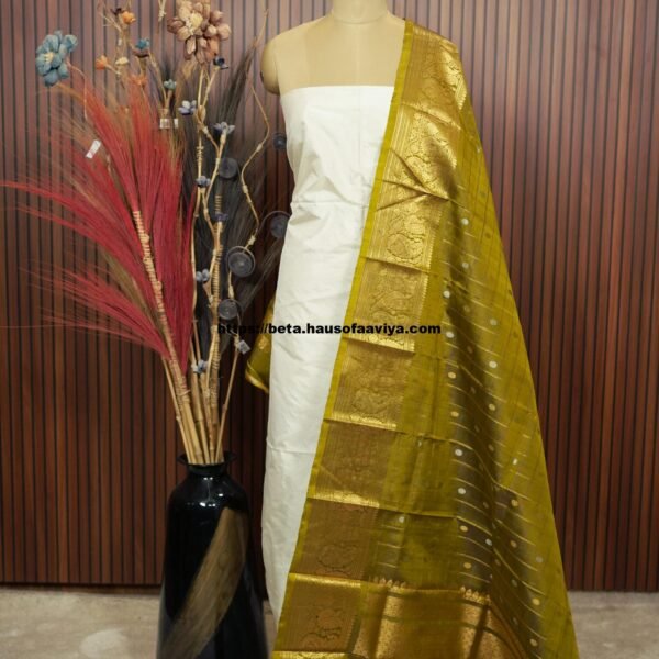 Pure Silk Gadwal Handloom Dupatta