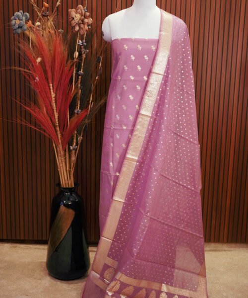 Banaras Mercerised Cotton Suit
