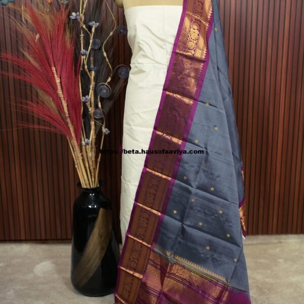 Pure Silk Gadwal Handloom Dupatta