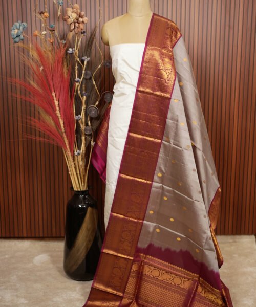 Pure Silk Gadwal Handloom Dupatta