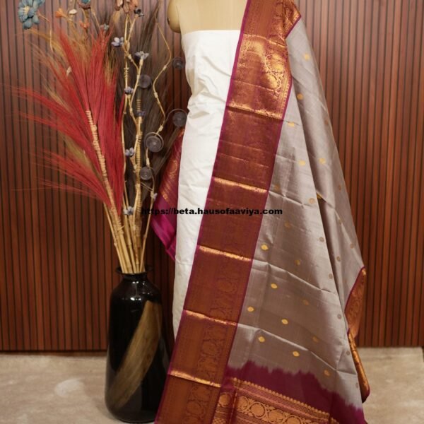 Pure Silk Gadwal Handloom Dupatta