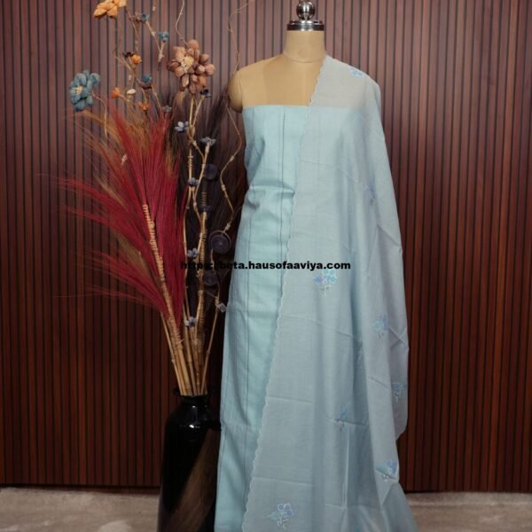 Mul Cotton Thread Work Suit Set