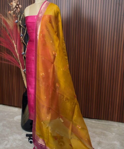 Alternative view of Banaras Raw Silk Suit Set