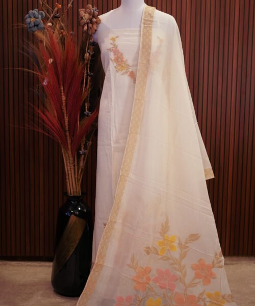 Banaras Designer Cotton Suit Set