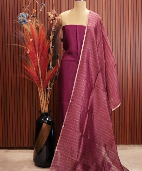 Banaras Designer Applique work Suit Set