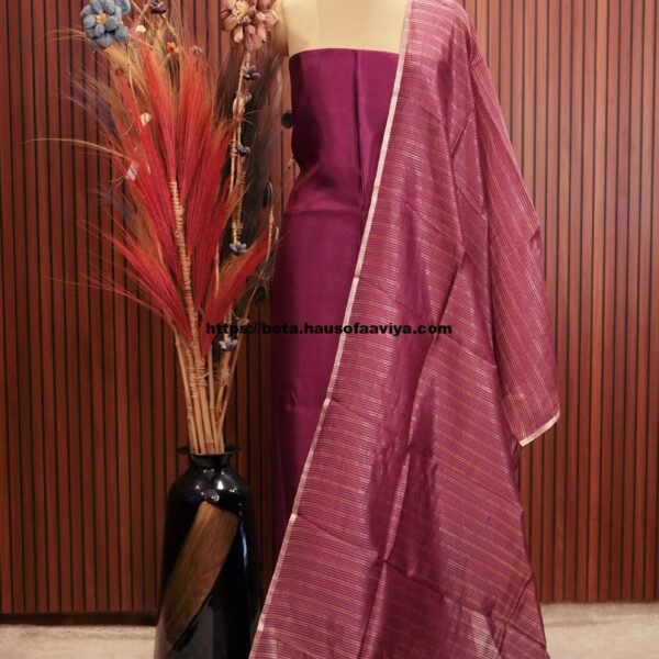 Banaras Designer Applique work Suit Set