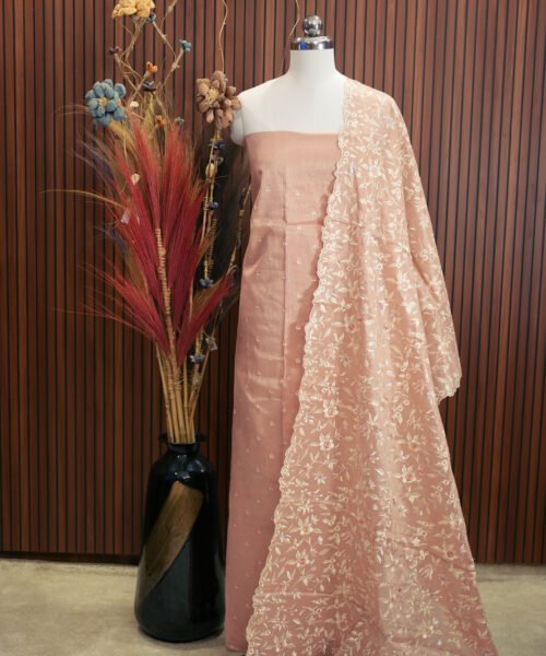 Cotton Tissue Designer Suit Set
