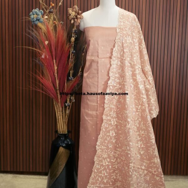 Cotton Tissue Designer Suit Set