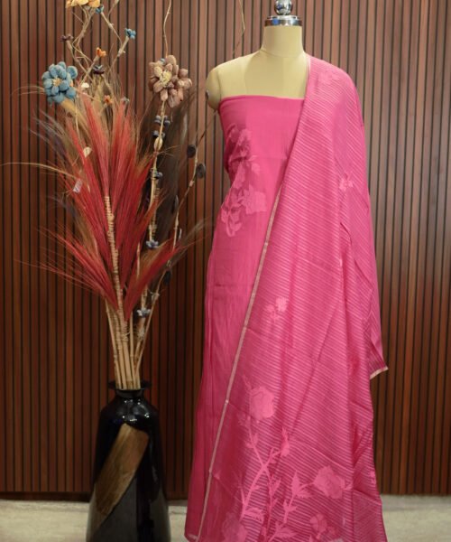 Banaras Designer Applique work Suit Set