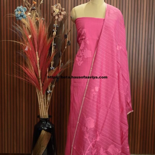 Banaras Designer Applique work Suit Set