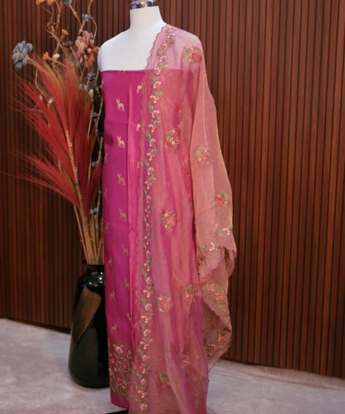 Alternative view of Banaras Designer embroidary Suit Set