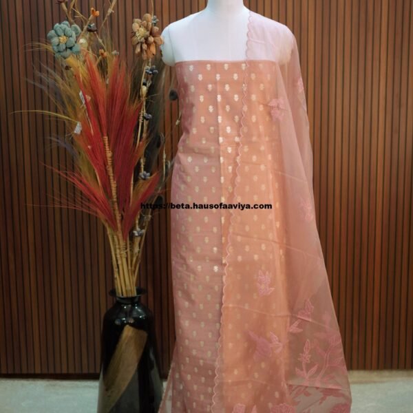 Cotton Tissue Designer Suit Set
