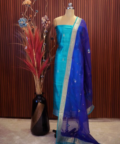 Banaras Raw Silk Suit Set