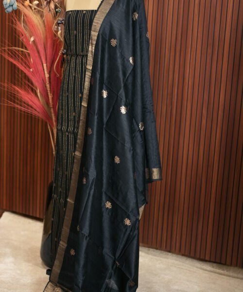 Alternative view of Banaras Raw Silk Suit Set