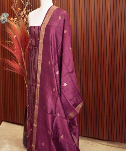 Alternative view of Banaras Raw Silk Suit Set